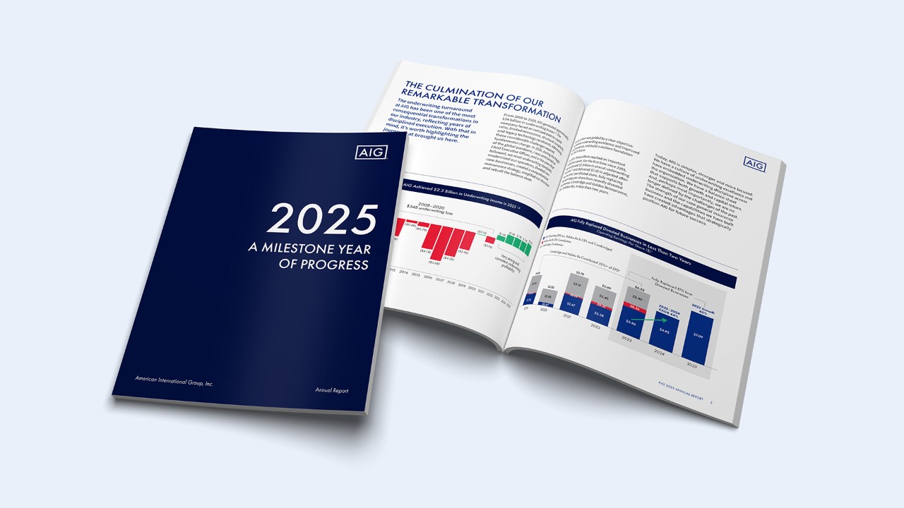 Rapport annuel d’AIG